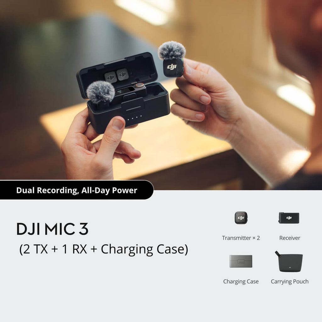 DJI Mic 3 vista 3