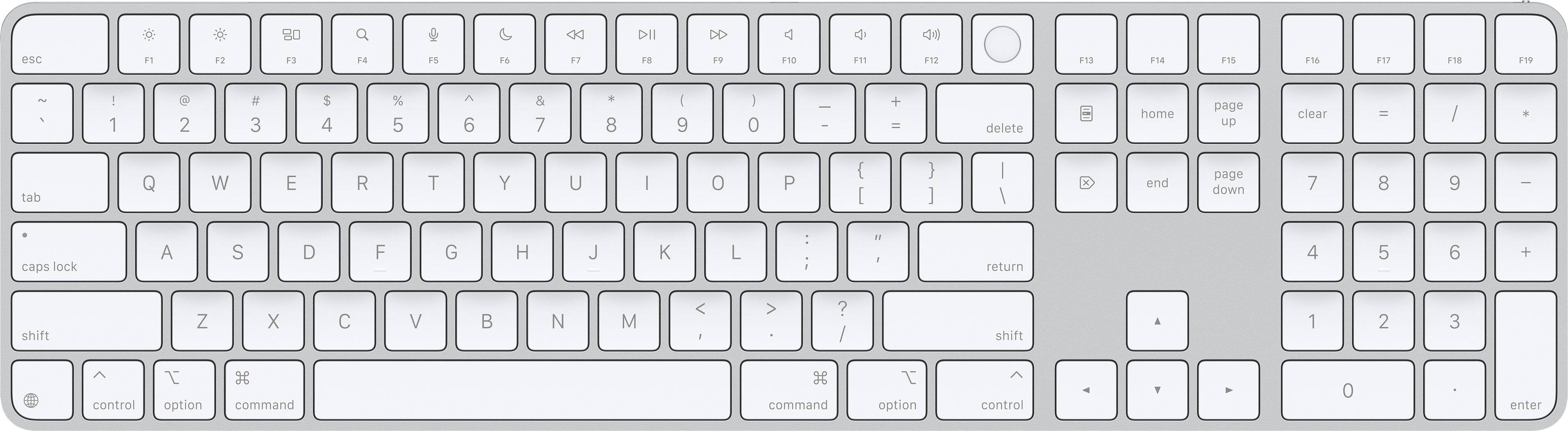 Magic Keyboard Touch ID Numeric White