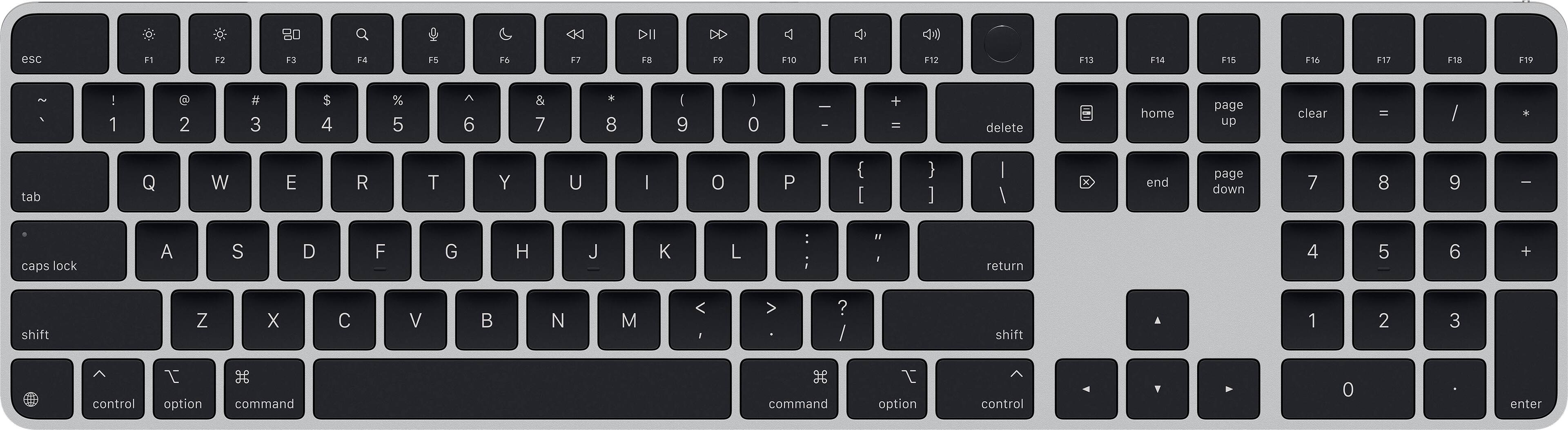 Magic Keyboard con Numérico y Touch ID (Inglés) - Teclas Negras