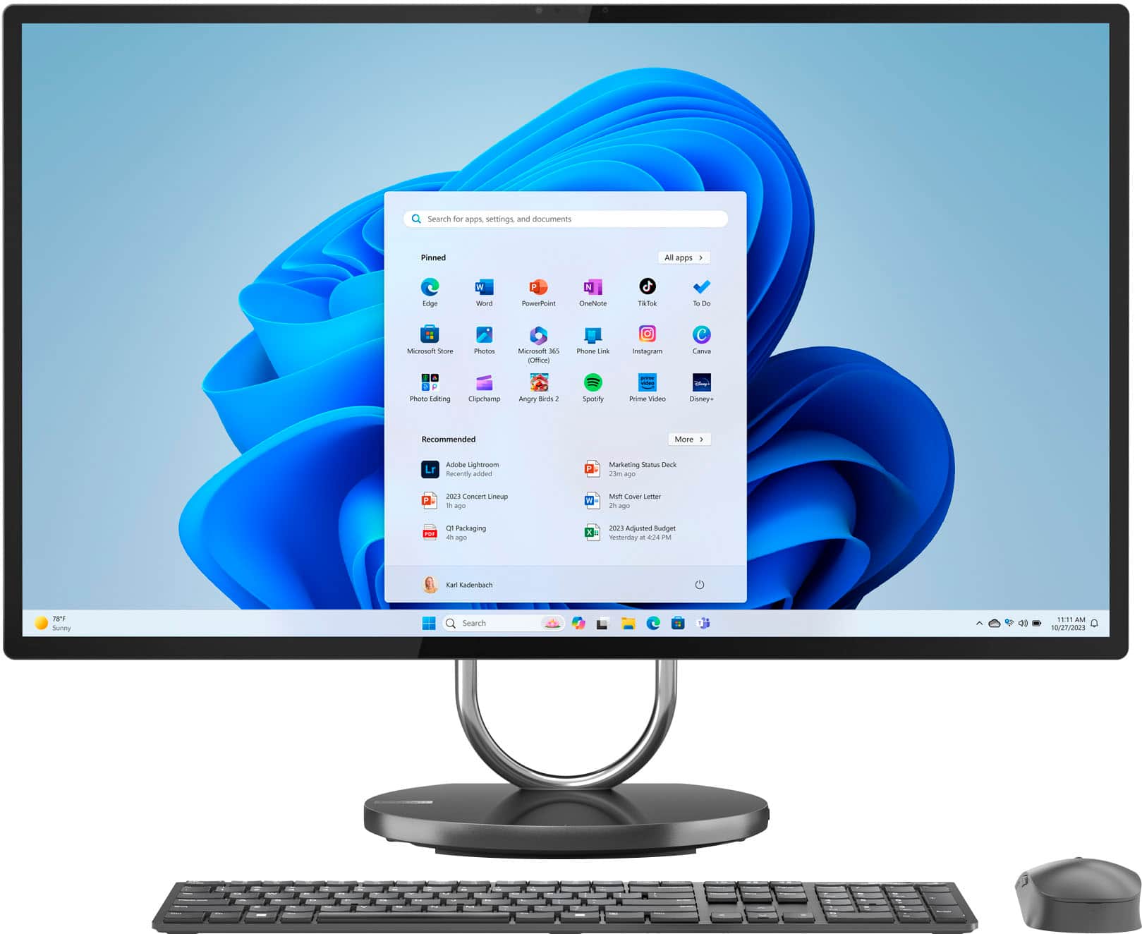 Lenovo Yoga AIO 31.5" · Ultra 7 · 32GB · 1TB · RTX 4050