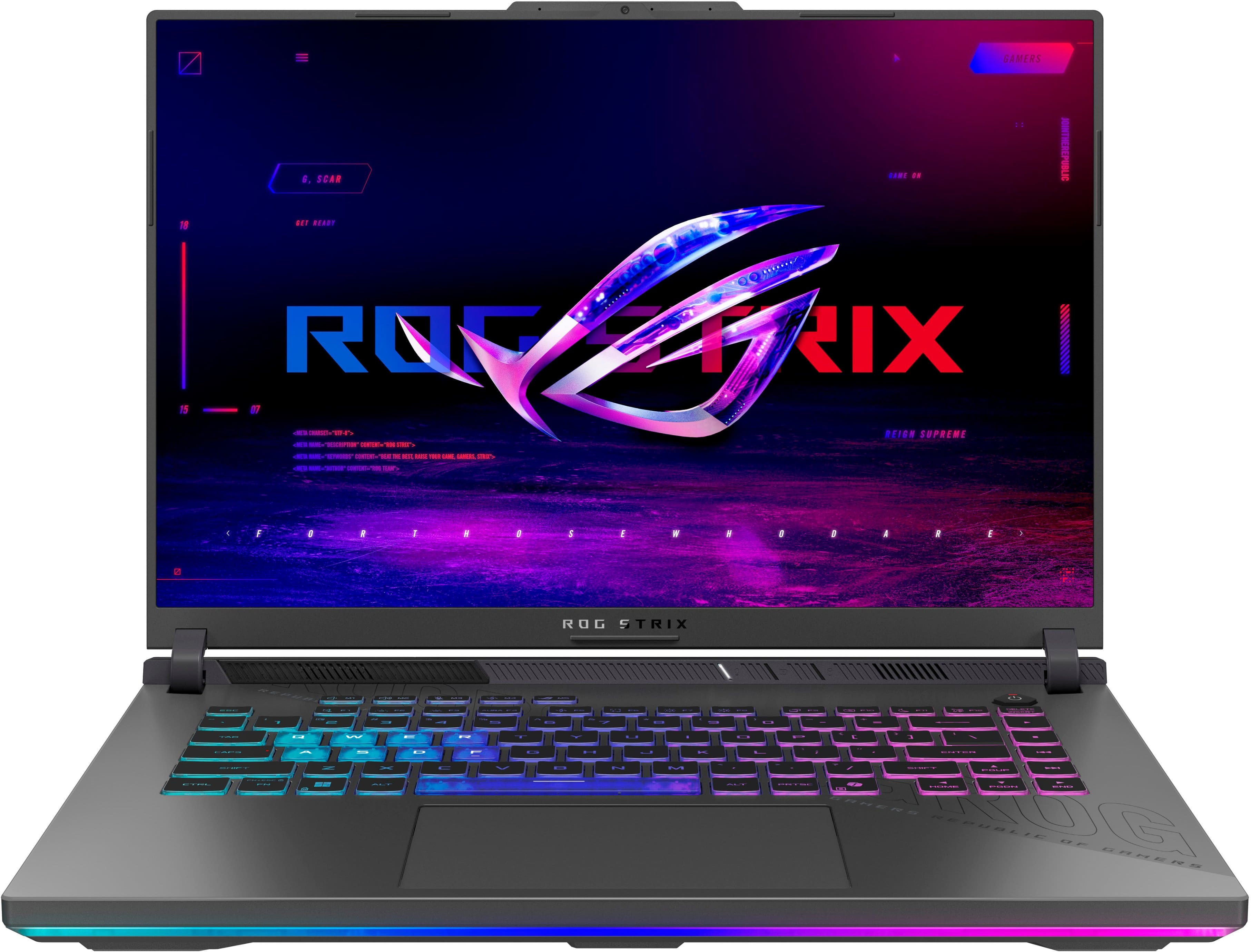 ASUS ROG Strix G16 16" · Ultra 9 · 32GB · 2TB · RTX 5070 Ti