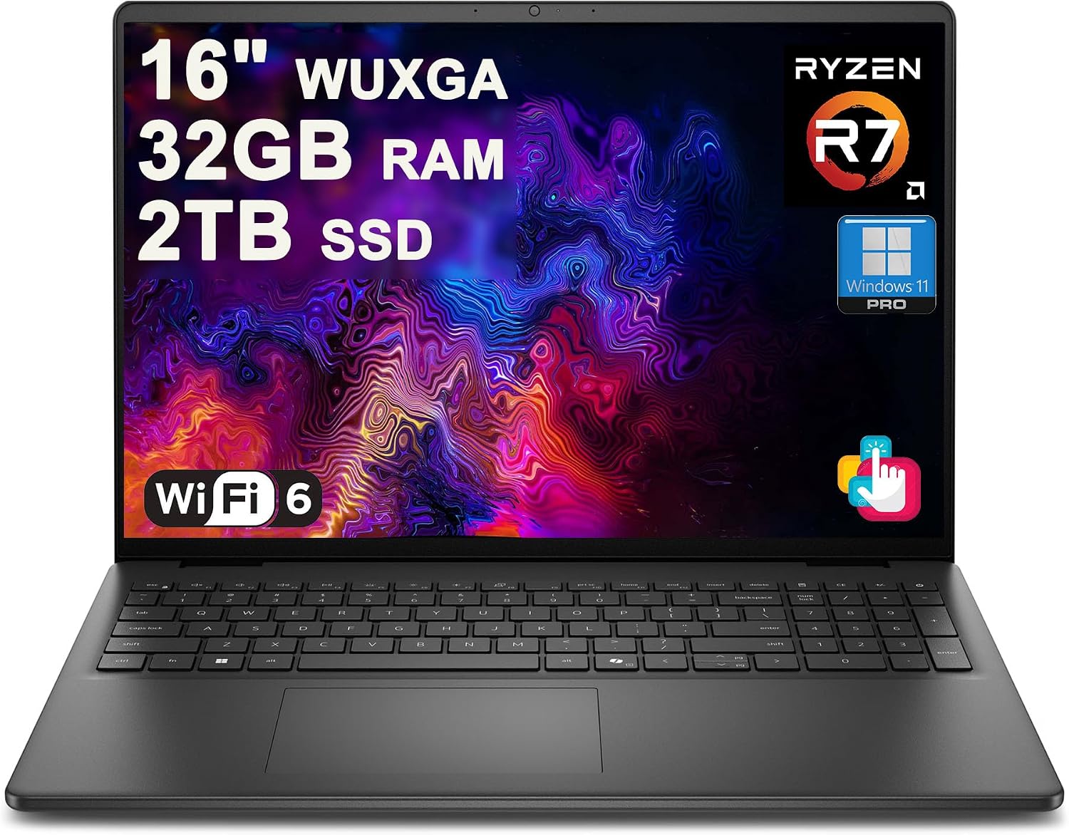 Dell 16 Ryzen 7 Black