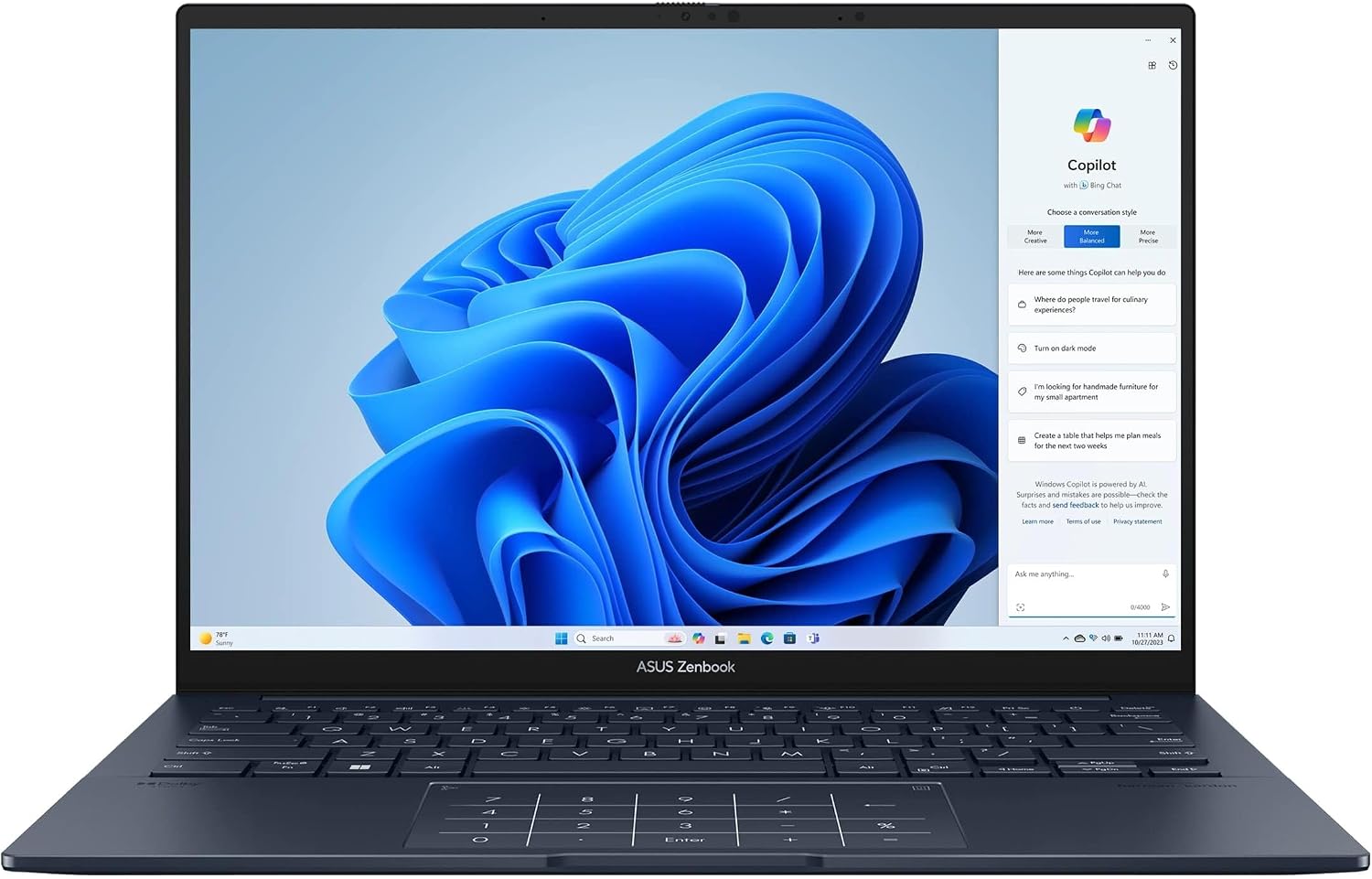 ASUS Zenbook S 14 Foggy Silver